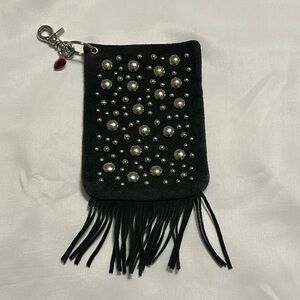 Keychain Fringe Pouch Black GUC